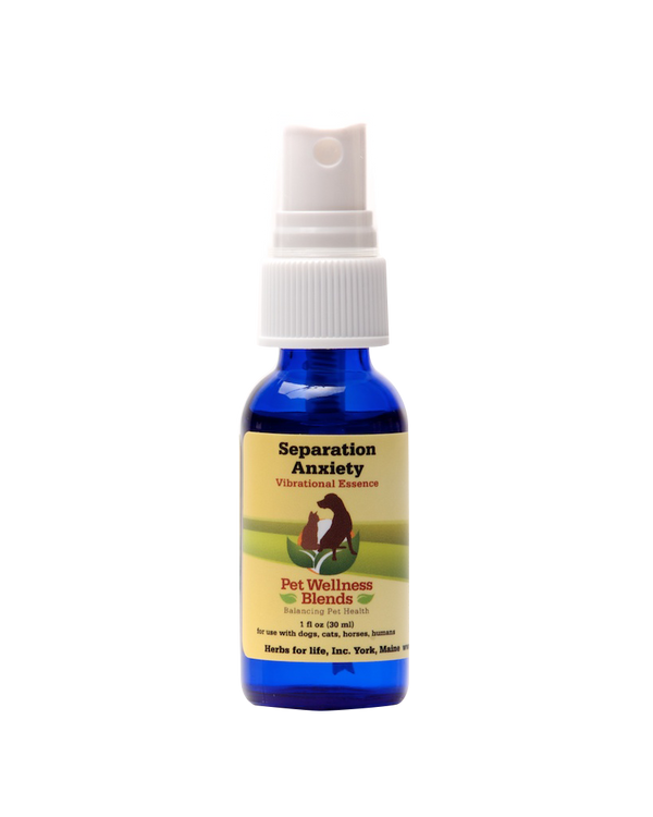 1 oz bottle of sustenance herbs for pets flower essence formula for anxiety in pets