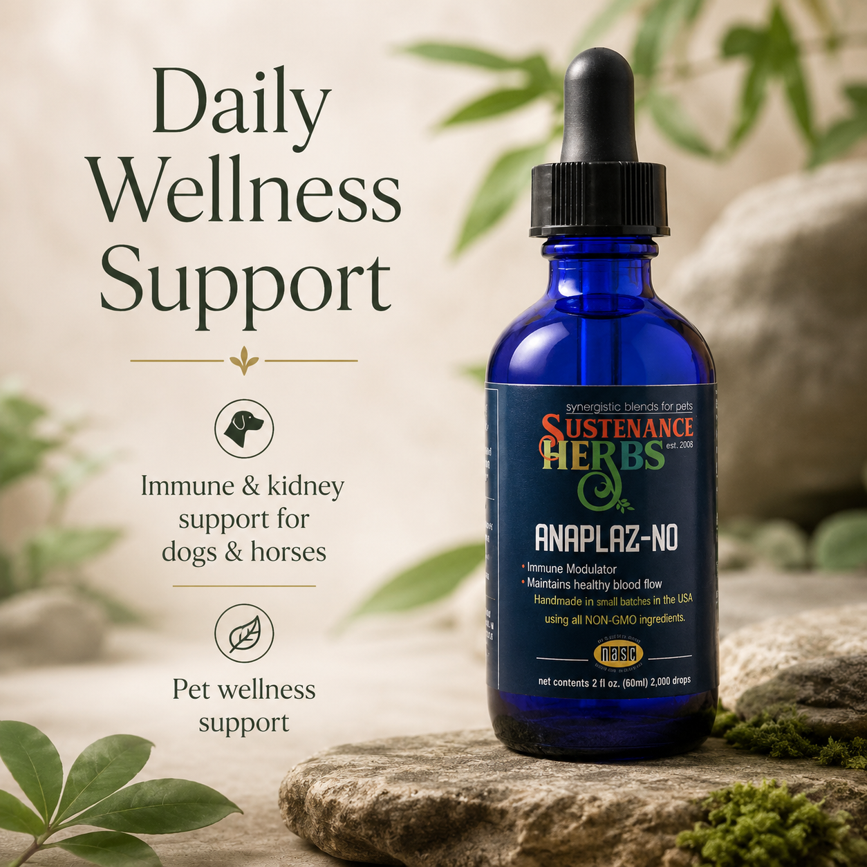 Anaplaz-No™ – Immune & Kidney Support for Dogs & Horses