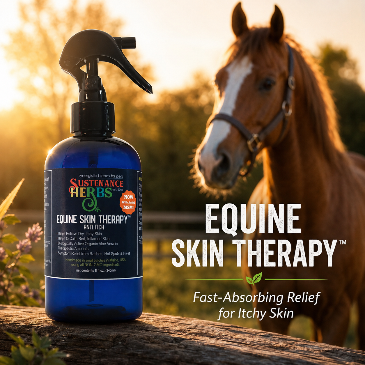 Equine Skin Therapy – Fast Relief for Itchy, Irritated Horse Skin