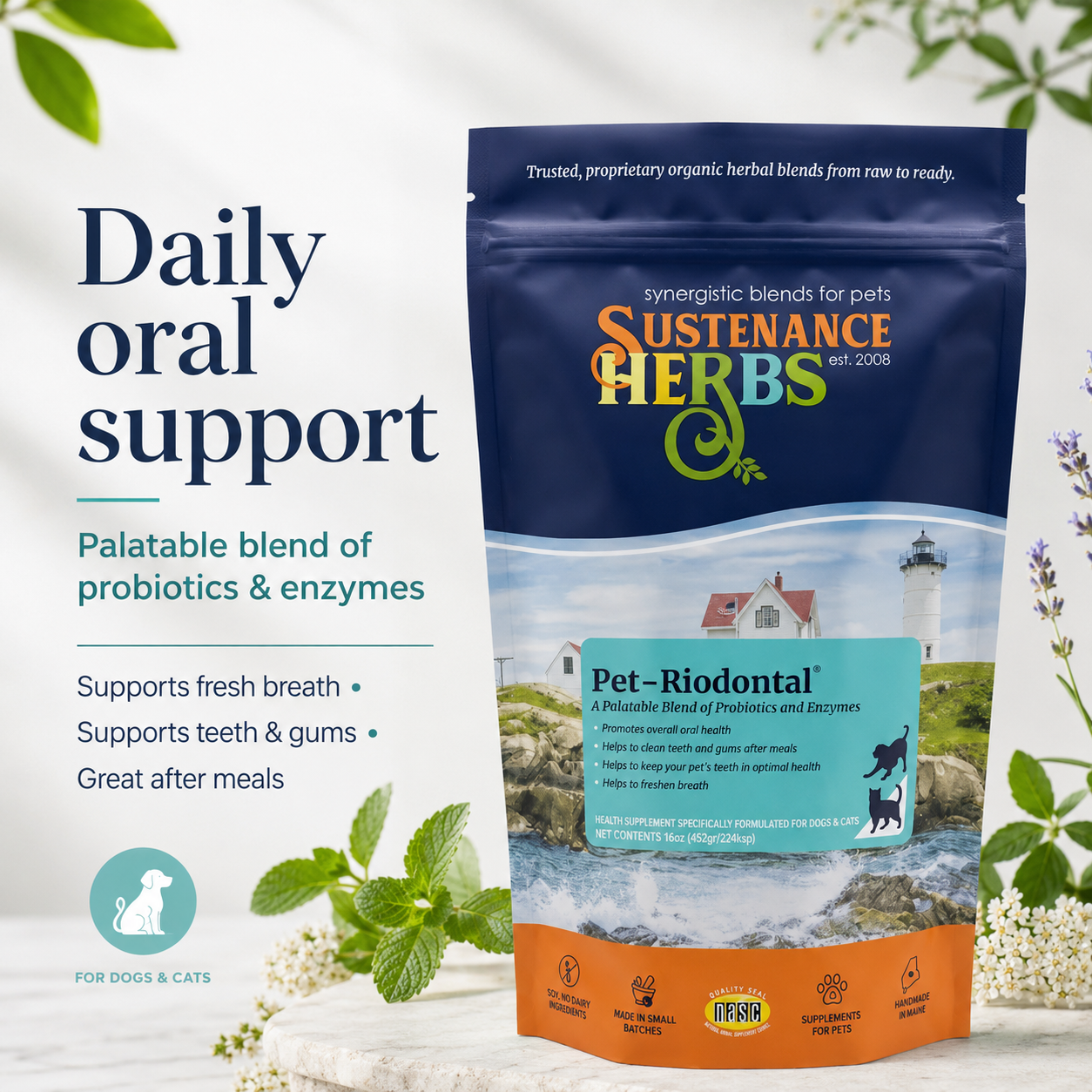Pet-Riodontal® – Natural Oral Health Support for Dogs & Cats