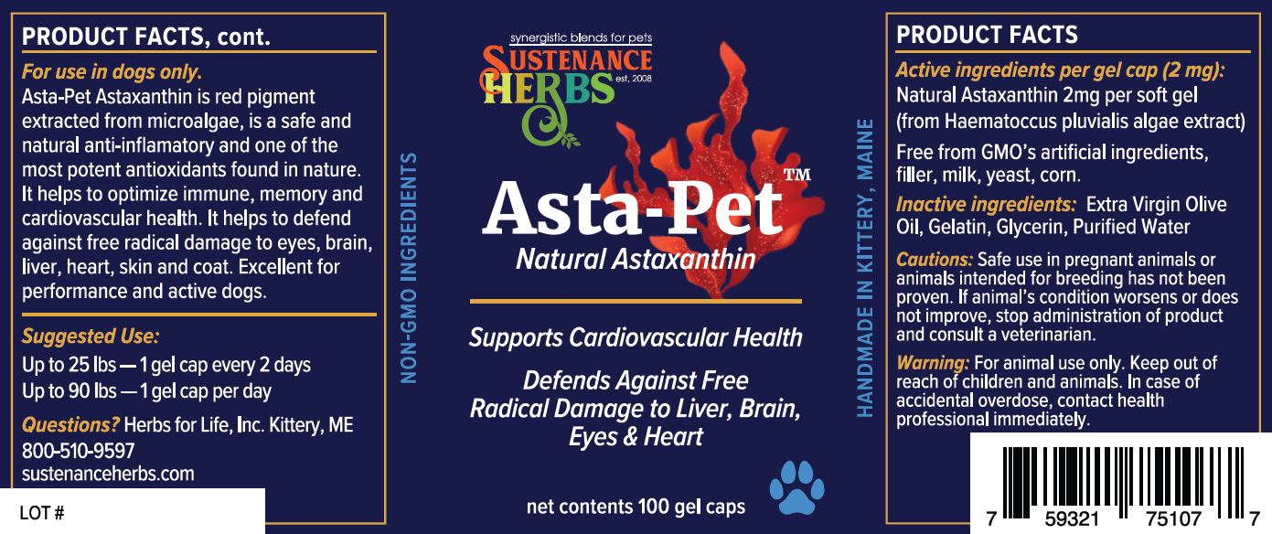 Asta-Pet™ Natural Astaxanthin for Dogs | Antioxidant Support