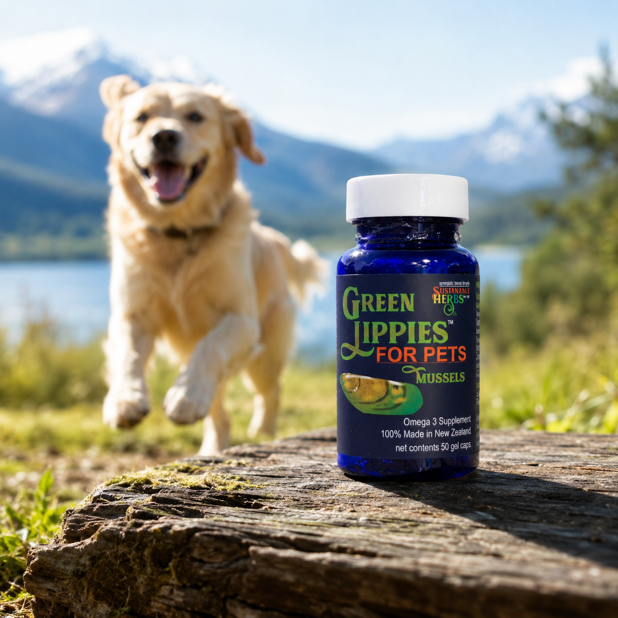Green Lippies™ for Pets | Green Lipped Mussel Oil