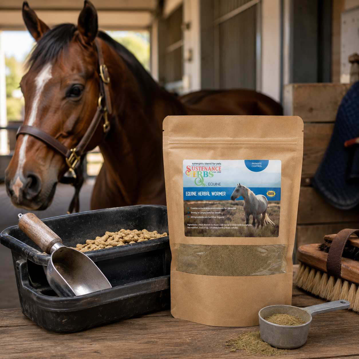 Equine Herbal Wormer™ | Organic Parasite Support for Horses