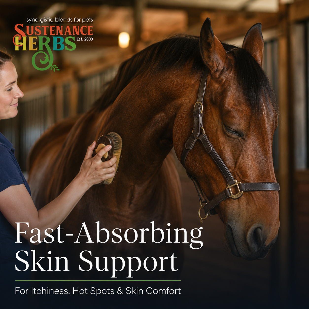 Equine Skin Therapy – Fast Relief for Itchy, Irritated Horse Skin