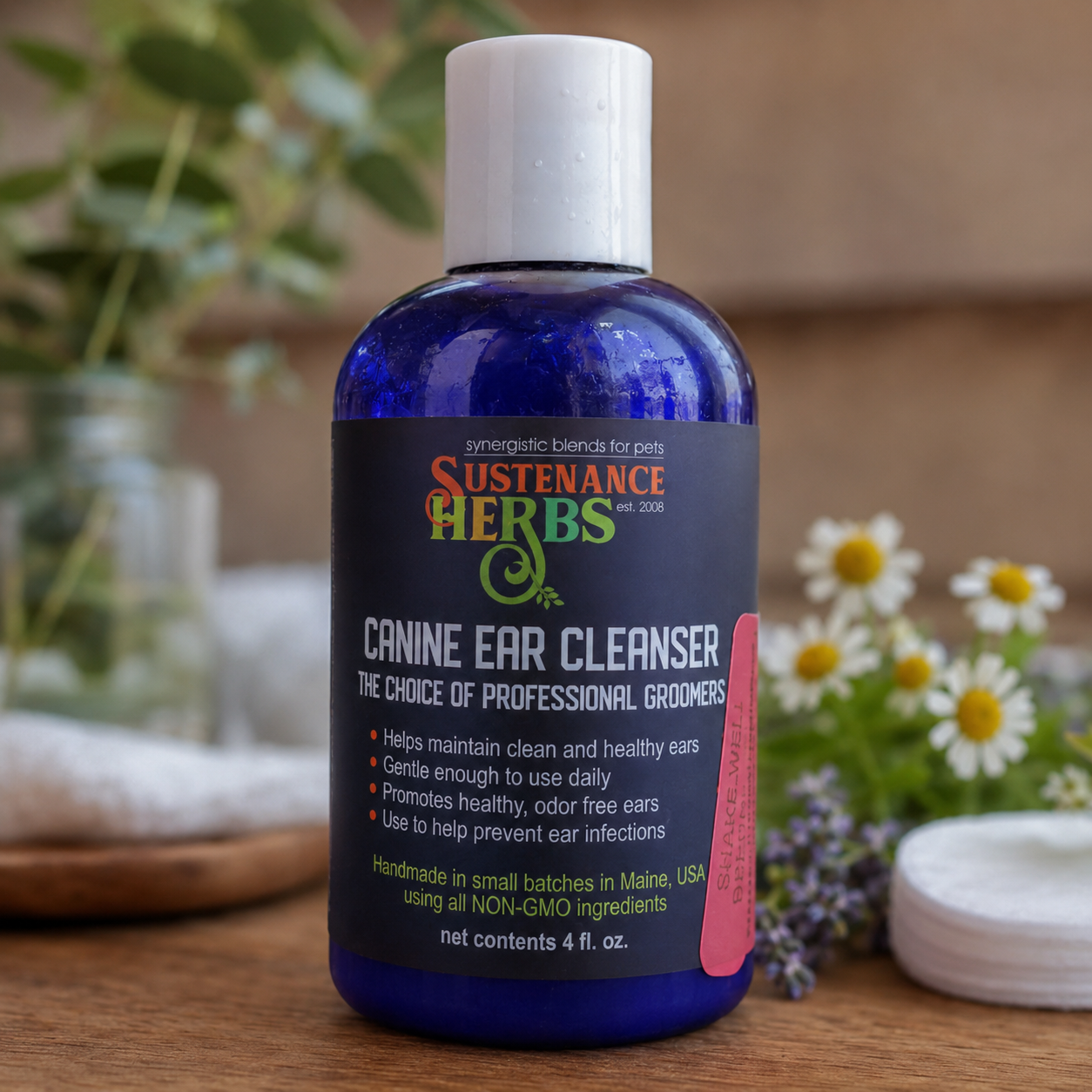 Canine Ear Cleanser – Soothing Herbal Ear Care for Dogs
