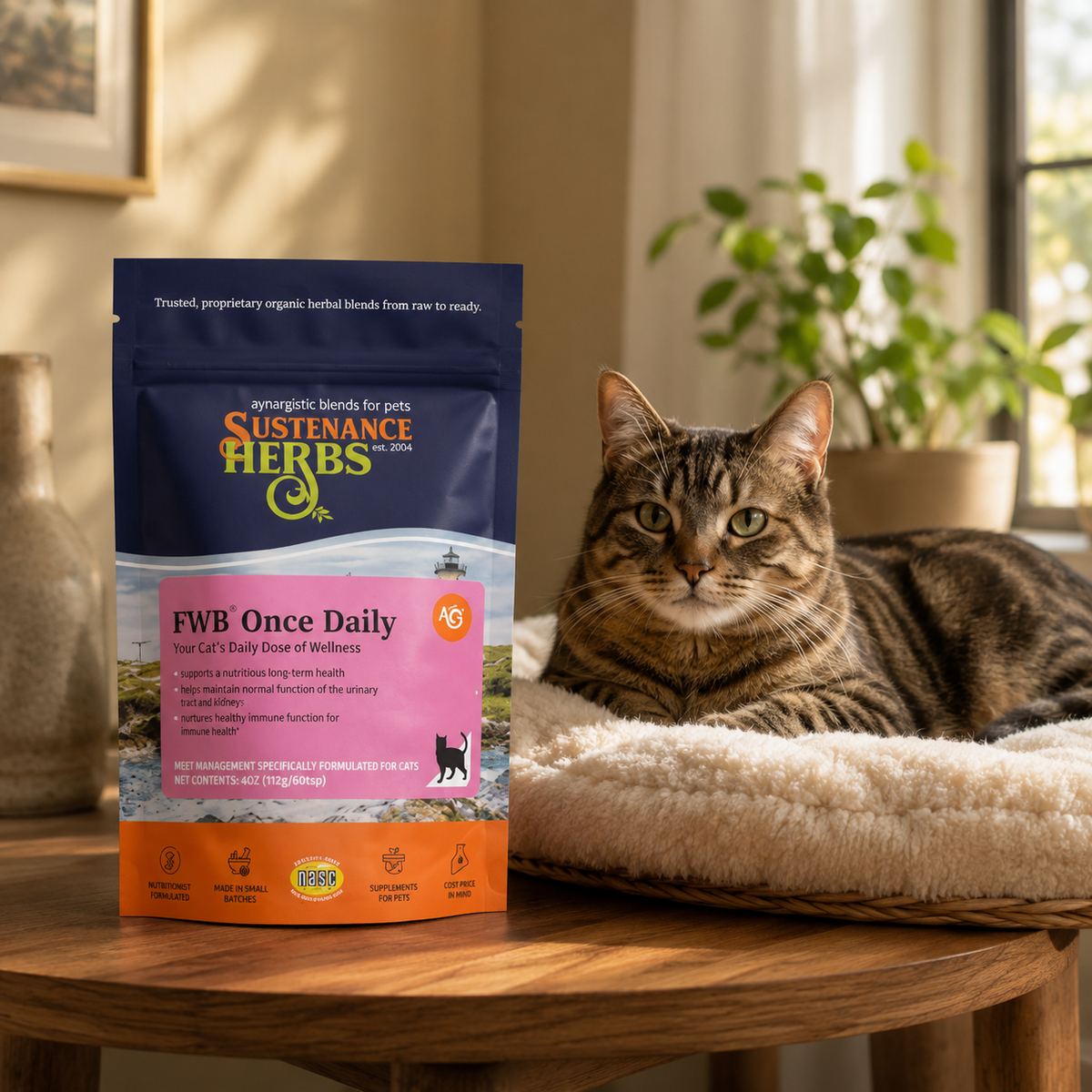 FWB™-Once Daily – Daily Organic Wellness Support for Cats