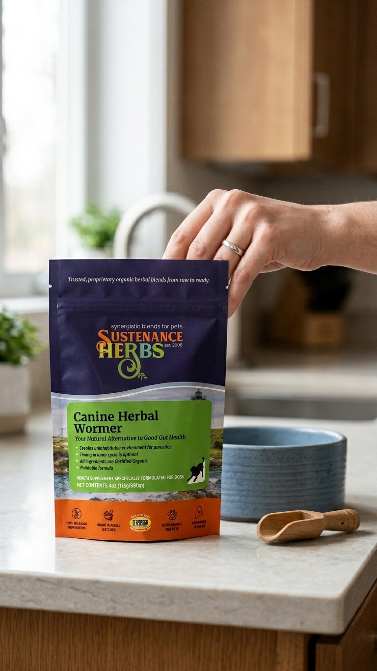 Canine Herbal Wormer – Natural Parasite Support for Dogs