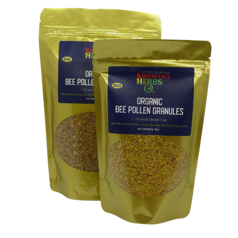 bee pollen in sealed refill bags