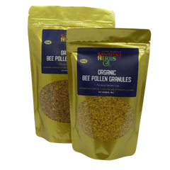 bee pollen in sealed refill bags