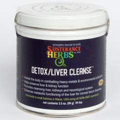 sustenance herbs for pets detox liver cleanse, a non gmo organic blend for pets that helps liver and kidney function