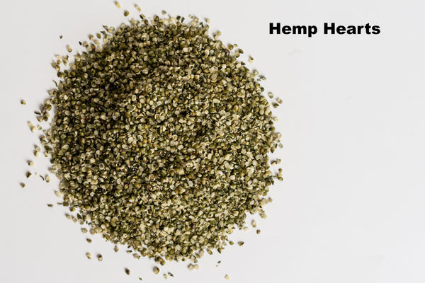 pile of hemp hearts