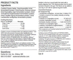 Pet Probiotic and Digestive Enzyme Blend