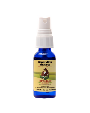1 oz bottle of sustenance herbs for pets flower essence formula for anxiety in pets
