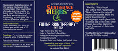 label for sustenance herbs for pets equine skin therapy anti itch formal for horses
